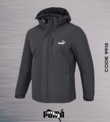 Куртки зимние мужские (серый) оптом 34298715 9915-35