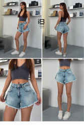 Шорти джинсові жіночі I8DENIM оптом