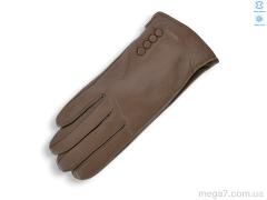 Перчатки, Королева оптом G3-07Ж шкіра вовна brown
