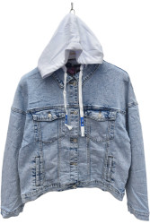 Куртки джинсовые женские DKNSEL БАТАЛ оптом 07154938 501-107