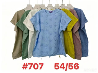 Футболки женские БАТАЛ оптом 81924350 707-10