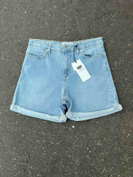 Шорты джинсовые женские БАТАЛ оптом 60853941 08 -1