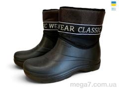 Сапоги из пены, Rai shoes оптом Е424 чорний