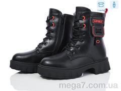 Ботинки, Ok Shoes оптом 2169B black-red