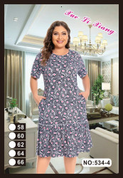 Платья женские БАТАЛ оптом 16073458 534-4-8