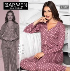 Ночные пижами женские GENARM HOMEWEAR оптом 63872491 2982-15