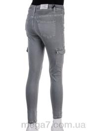 Джинсы, Мир оптом S9078-4 l.grey