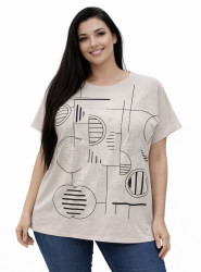 Футболки женские БАТАЛ оптом 15680923 26008-110