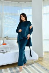 Ночные пижамы женские (3-ка) оптом Турция 25497806 1408-14