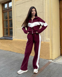 Спортивные костюмы женские на флисе оптом 84751092 430-117