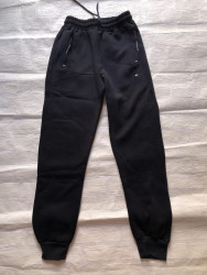 Спортивные штаны мужские с начесом (dark blue) оптом 64087531 01-3