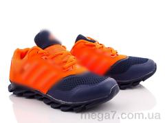 Кроссовки, Class Shoes оптом AR11 оранжево-синій