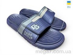 Шлепки, Rai shoes оптом 704 синій