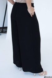 Штани жіночі БАТАЛ (чорний) оптом