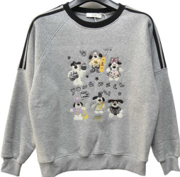 Свитшоты женские на меху оптом 80539741 98039-43