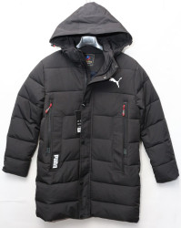 Куртки зимние мужские на флисе (черный) оптом 04321659 01-13