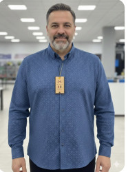 Рубашки мужские Батал оптом 58920436 35-1