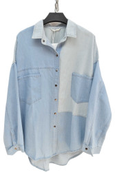 Рубашки джинсовые женские оптом 89427056 883-329