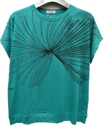 Футболки женские БАТАЛ оптом 21976485 715-76