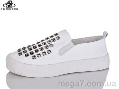 Слипоны, Jibukang оптом D728-2 white