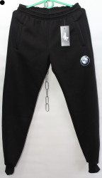 Спортивные штаны юниор на флисе (черный) оптом 31408967 0042-26