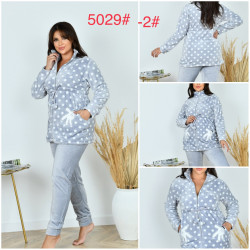 Ночные пижамы женские БАТАЛ оптом 90163578 5029-2-13