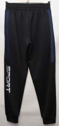 Спортивные штаны мужские (black) оптом 73290851 7005-67