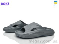 Шлепки, Roks оптом 600 сірий