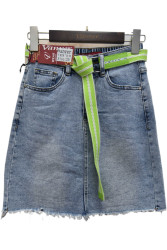Юбки джинсовые женские оптом 47819265 8176-100