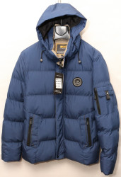 Термо-куртки зимние мужские (темно синий) оптом 06329584 ZK8636-5