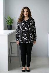 Блузки женские БАТАЛ оптом 70452981 768-121