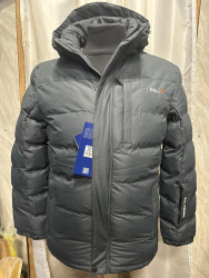 Куртки зимние мужские RLX БАТАЛ (серый) оптом 51270489 9910-2-9