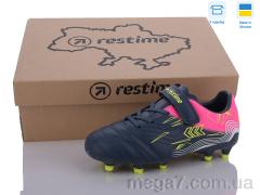 Футбольная обувь, Restime оптом DDB24173-2 navy-pink