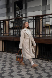 Пальто двосторонні жіночі оптом