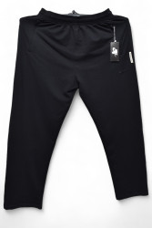 Спортивные штаны мужские БАТАЛ (черный) оптом 31592784 003-9