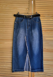 Юбки джинсовые женские оптом 76024983 02-4