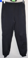 Спортивные штаны мужские на флисе (dark blue) оптом 18027956 06-63