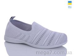 Слипоны, DeMur оптом Demur 6710 сірий