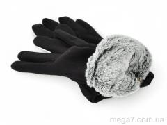 Перчатки, PAIDI оптом 36-8 трикотаж black