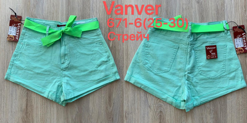 Шорты джинсовые женские VANVER оптом Vanver 19870365 671-6-13