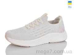 Кроссовки, Restime оптом OWL26752 beige