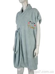 Халат, Obuvok оптом 6837 (10463)  l.blue