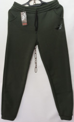 Спортивные штаны женские на флисе (khaki) оптом 47039125 M6081-38