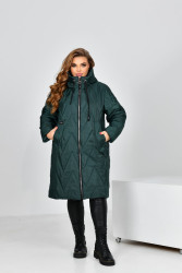 Куртки зимние женские БАТАЛ оптом 42063598 4073-3