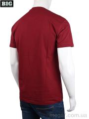 Футболка, BIG оптом 3707-062 bordo