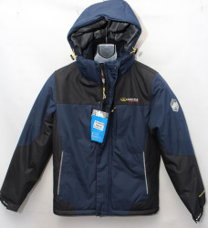 Куртки зимние подростковые AUDSA (темно синий) оптом 02415386 BA23125-6