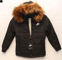 Куртки зимние подростковые (черный) оптом 28156049 02-12