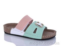 Шлепки, Sali-2 оптом 06-59 зелений к.