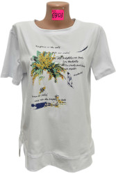 Футболки женские БАТАЛ оптом 63910578 6903-39