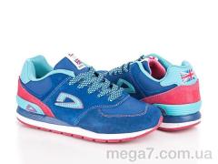 Кроссовки, Veer-Demax оптом B7754-6 d.blue-pink-green